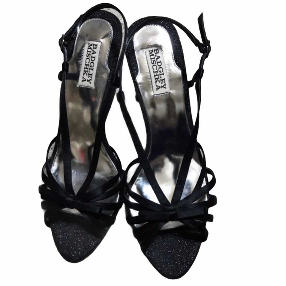 Badgley Mischka Wright Slingback Evening Shoes